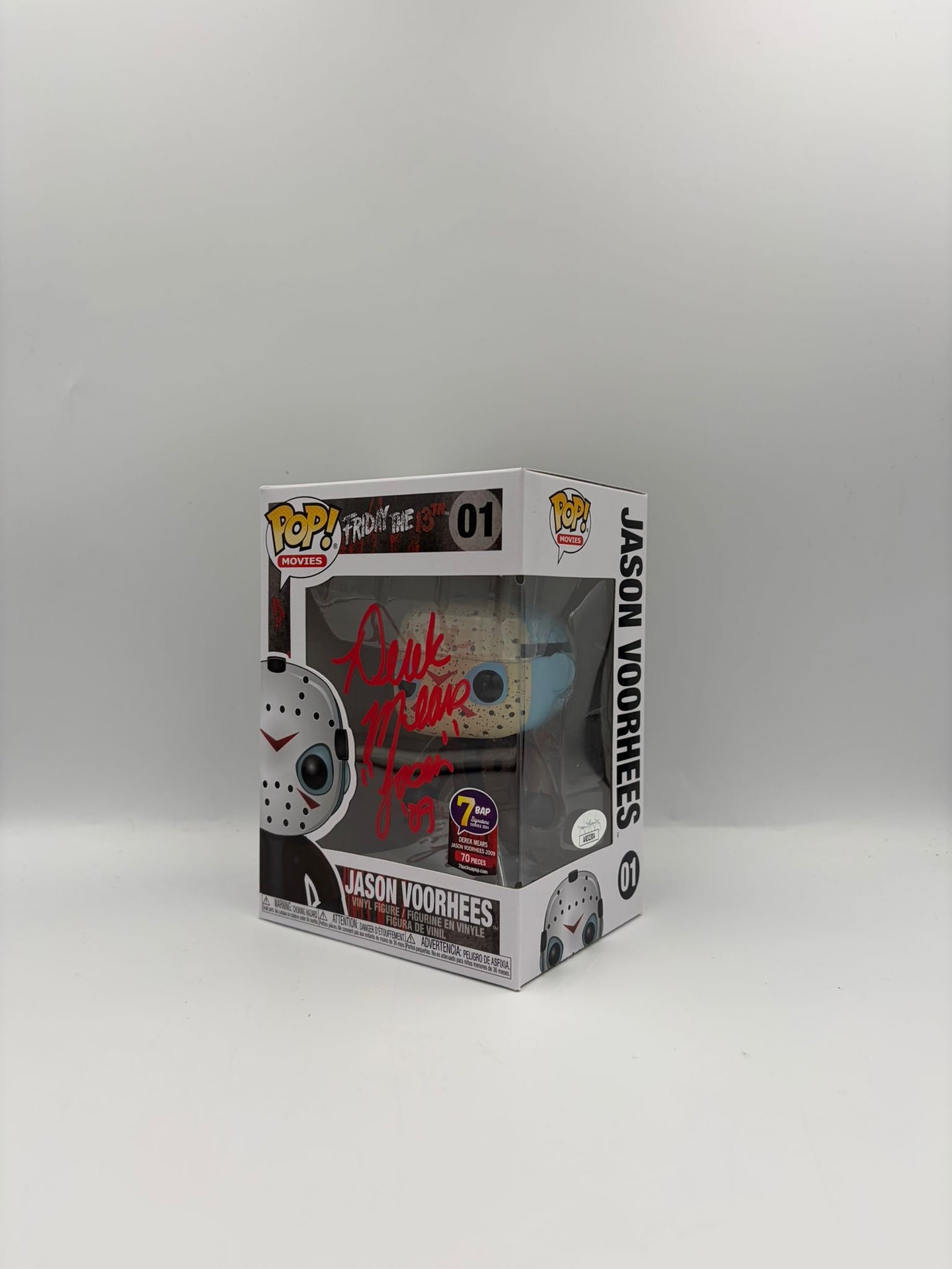 Jason Vorrhees -  #01 - Movies - Friday the 13th - Signed By Derek Mears - 7BAP Certified Funko Pop!