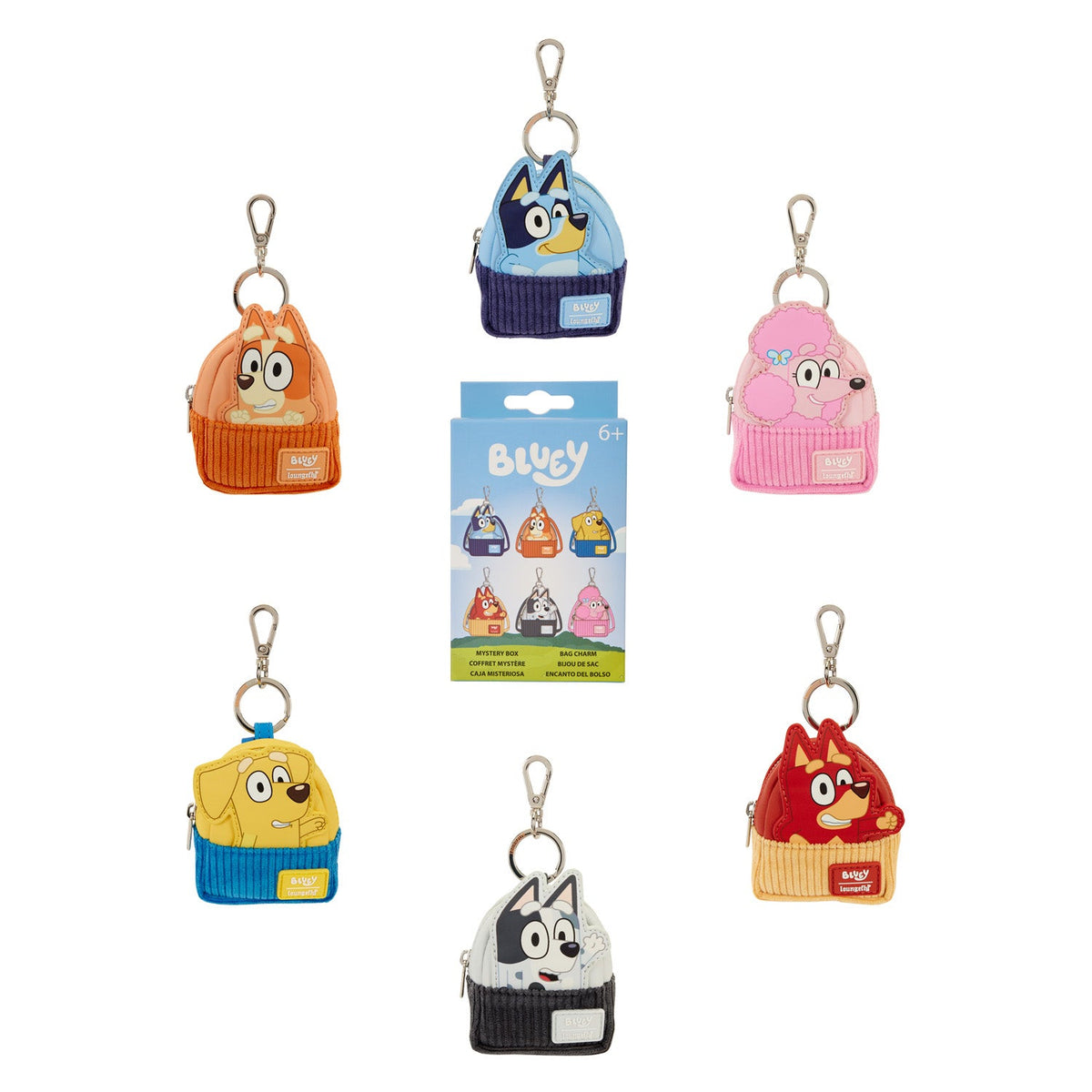 **Pre-Order** BBC Bluey Mystery Mini Backpack Keychain Charm - 9th Oct 2026