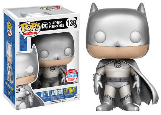 White Lantern: Batman - #139 - Funko Pop! - DC Super Heroes - New York Comic Con Limited Edition