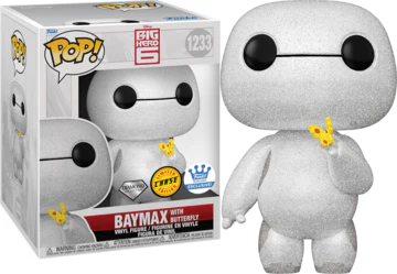 Baymax with Butterfly - #1233 - Funko Pop! - Big Hero 6 - Diamond Collection - Funko Exclusive - Limited Chase Edition