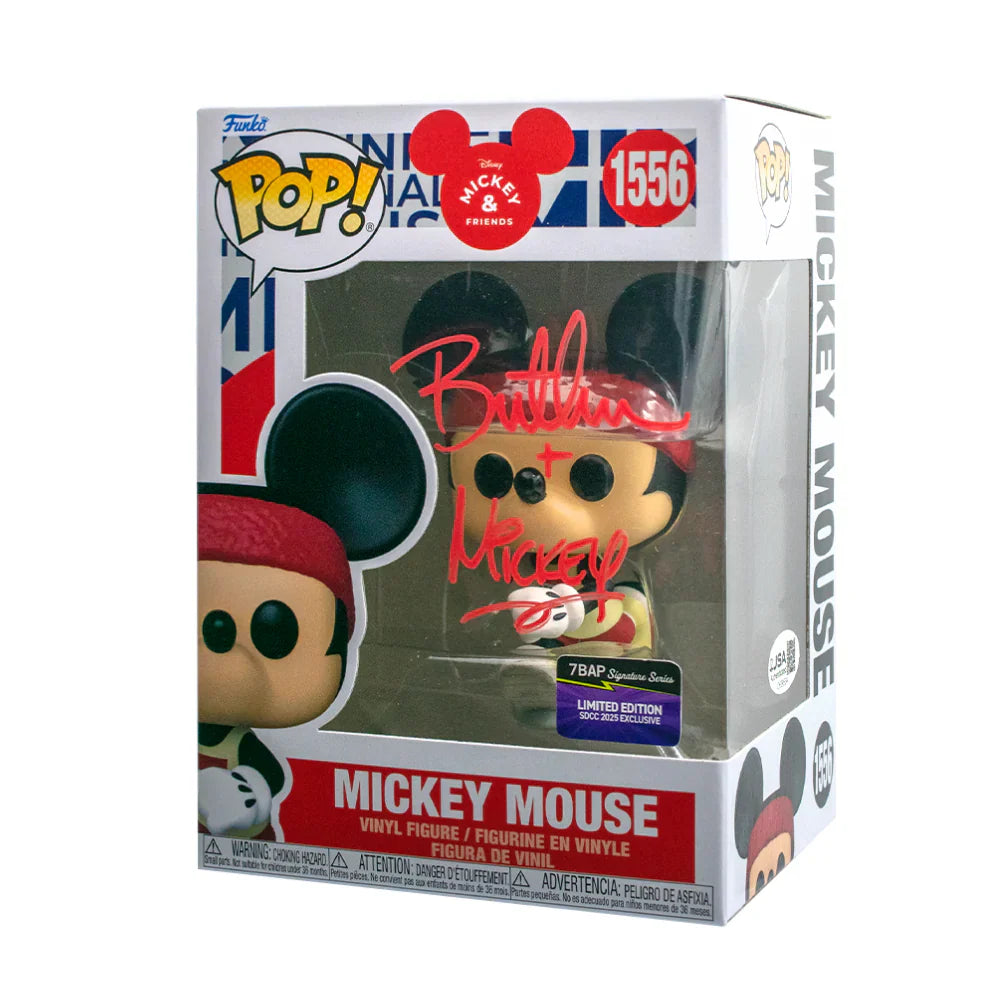 Mickey Mouse Marathon - #1556 - ~Mickey & Friends - Signed By Bret Iwan  - 7BAP Certified Funko Pop!