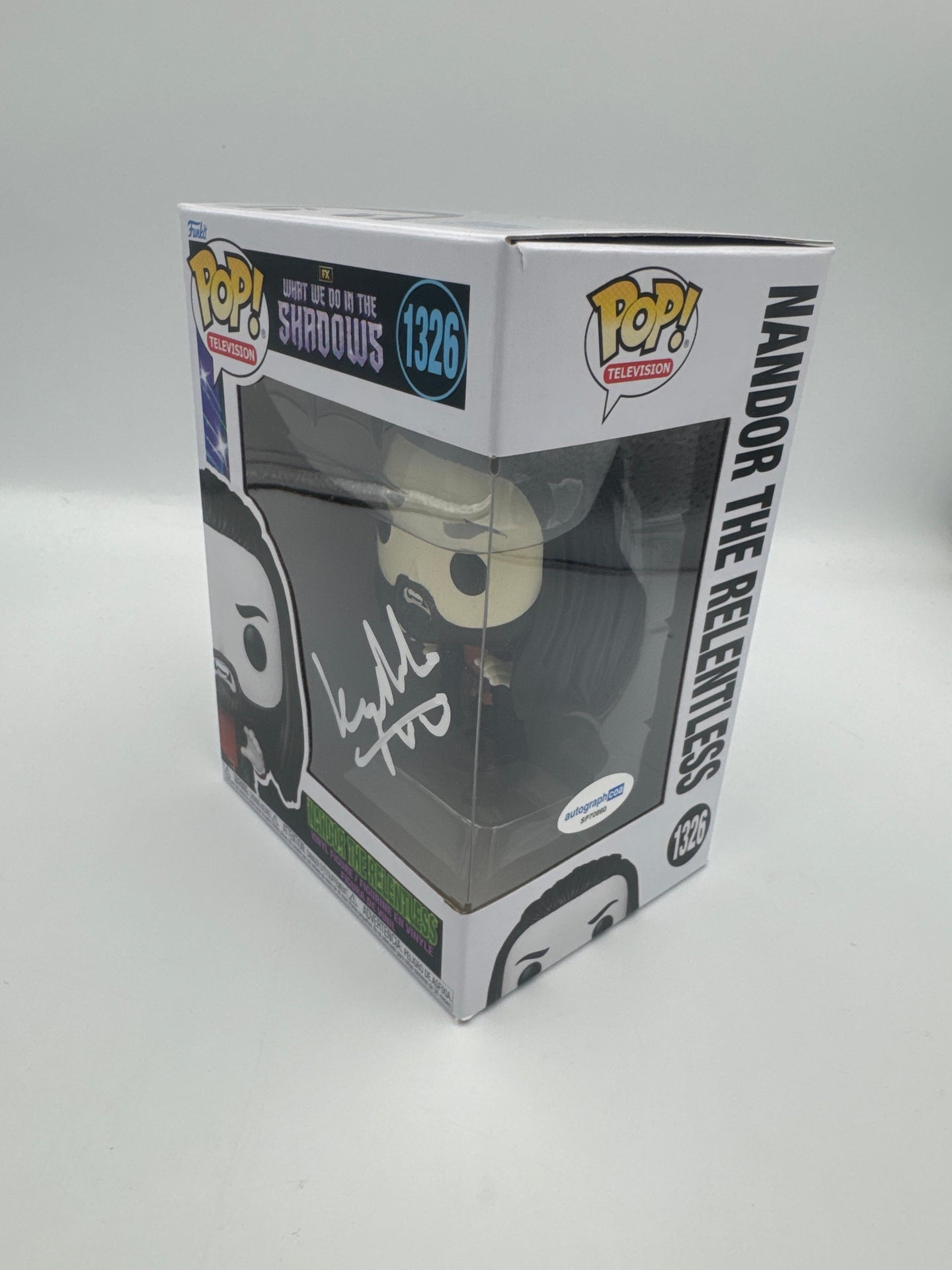 Nandor The Relentless - #1326 - What We Do In The Shaddows  - Signed By Kayvan Novak   - Autographcoa Certified Funko Pop!