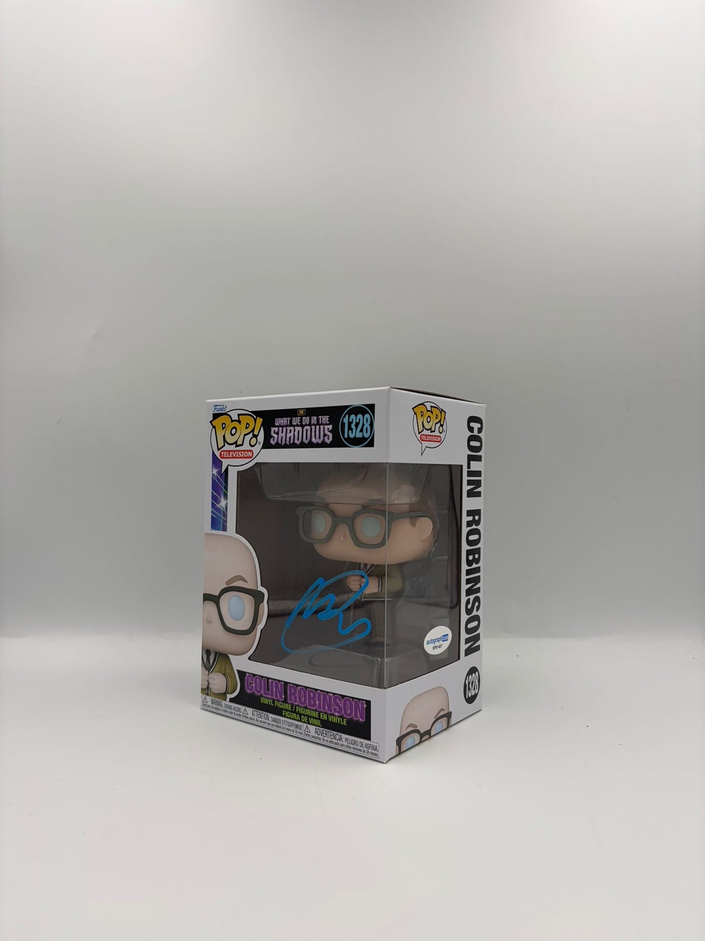 Colin Robinson  - #1328 - What We Do In The Shaddows  - Signed By Mark Proksch   - Autographcoa Certified Funko Pop!