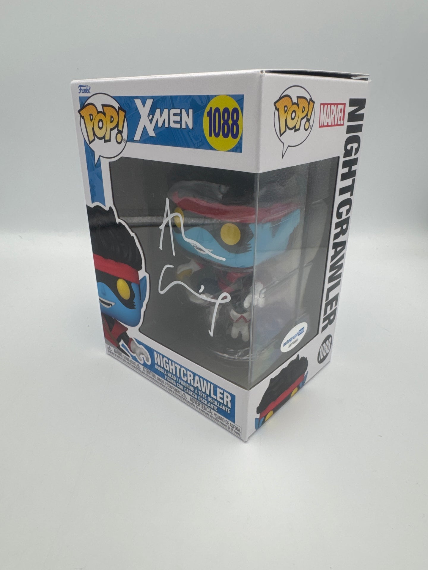Nightcrawler - #1088 - Funko Pop! - Marvel X-men - Signed By Alan Cumming - Autographcoa Certificated - Special Edition Exclusive