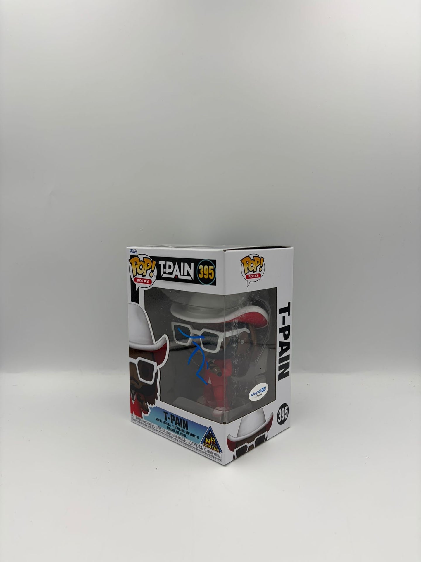 T-Pain  - #395 - T-Pain   - Signed By T-Pain- Autographcoa Certified Funko Pop!