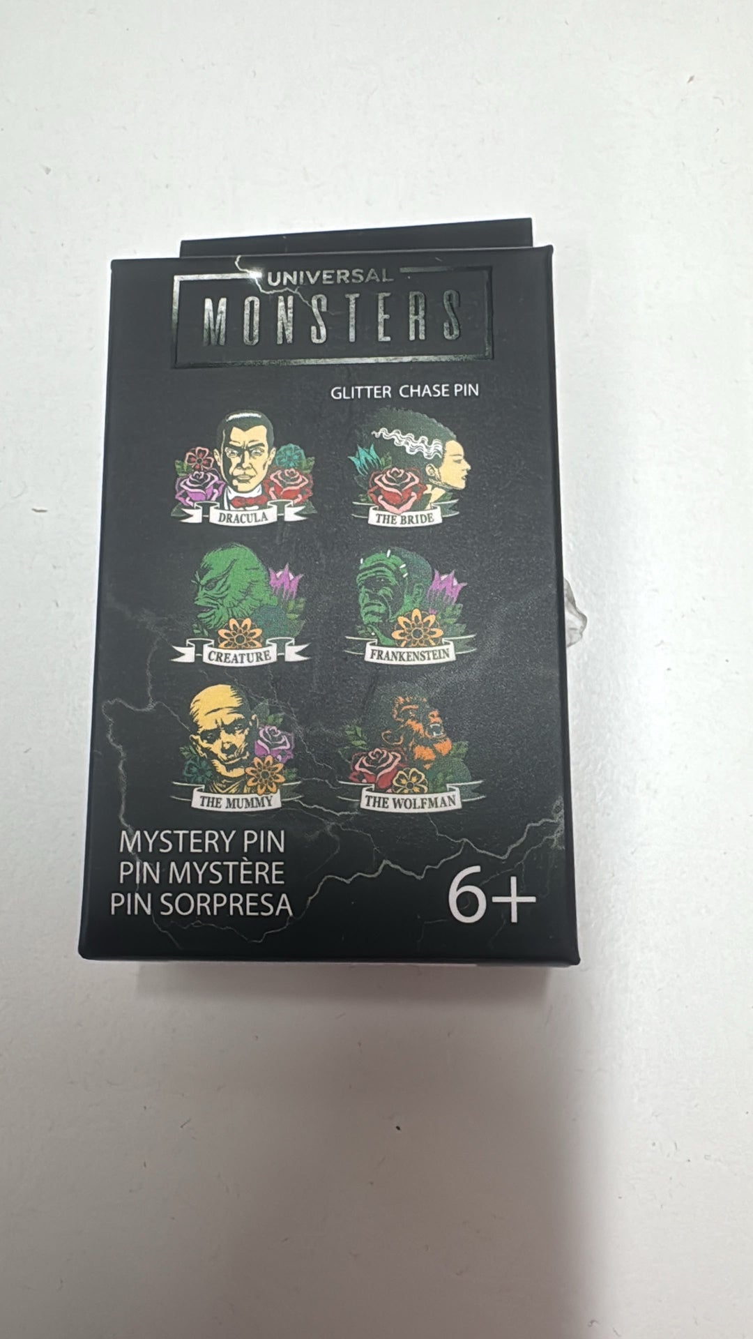 Universal Monsters Floral Tattoo Blind Pins - Loungefly