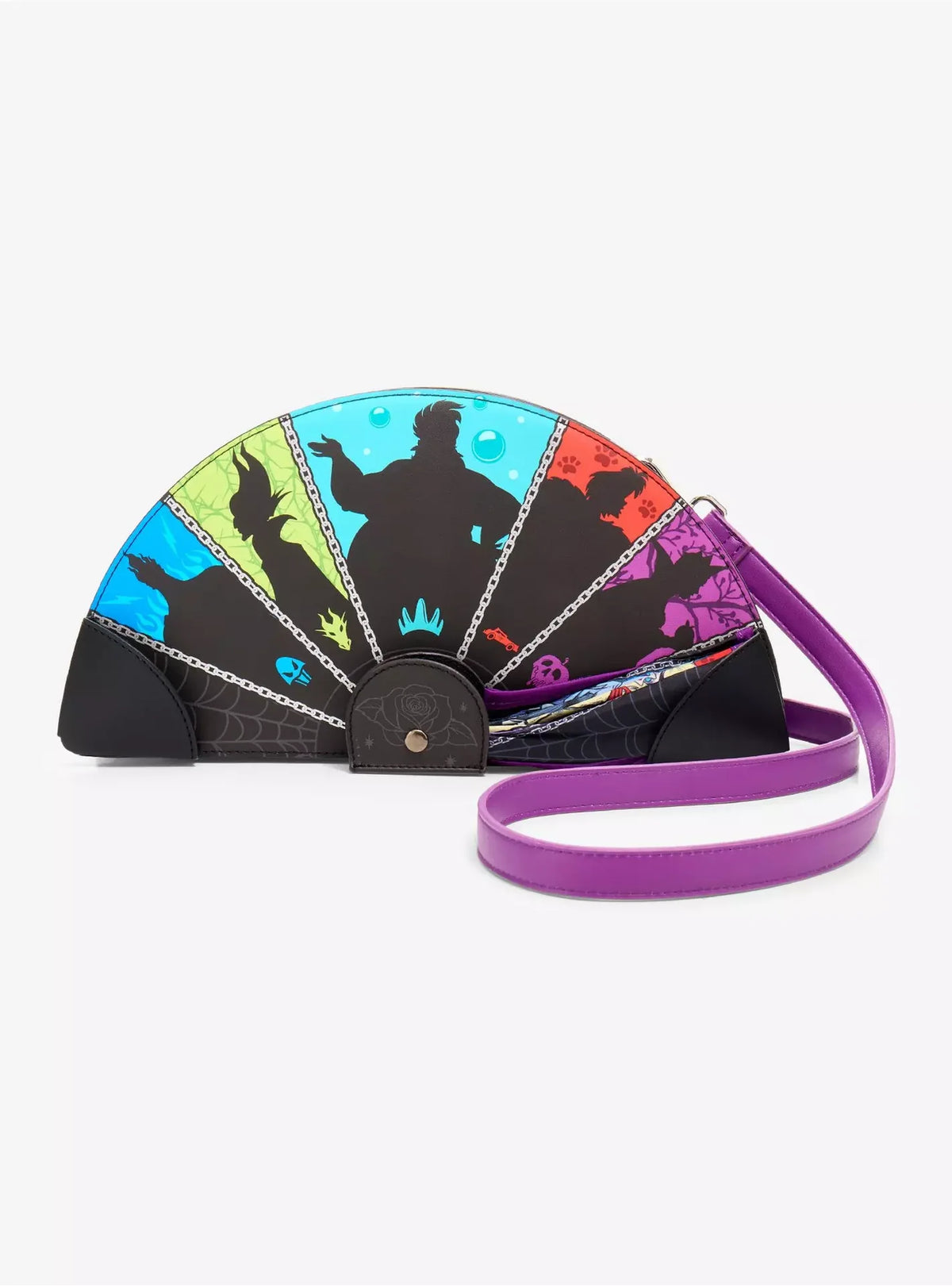 Disney Villains Fan Figural Crossbody Bag  - Cmpop Exclusive - Loungefly