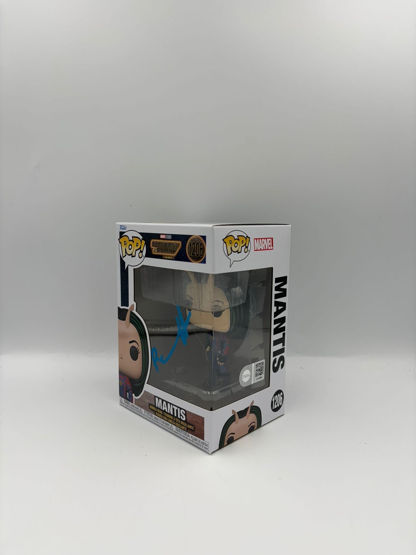 Mantis - #1206- Guardians Of The Galaxy  - Signed By Pom Klementieff  - SWAU Certified Funko Pop!