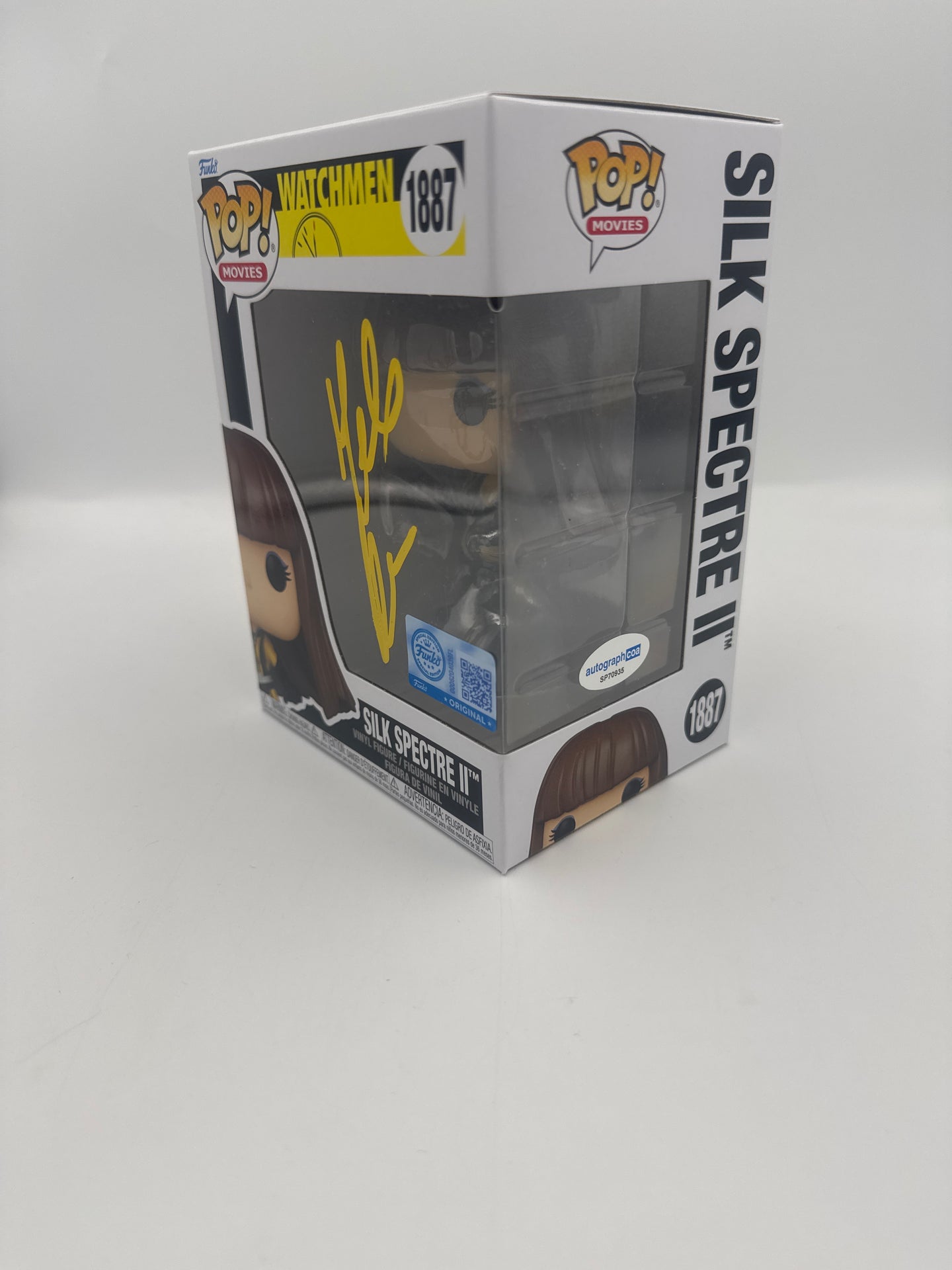 Silk Spectre II - #1887 - Watchmen - Signed By Malin Akerman - Autographcoa Certified Funko Pop!