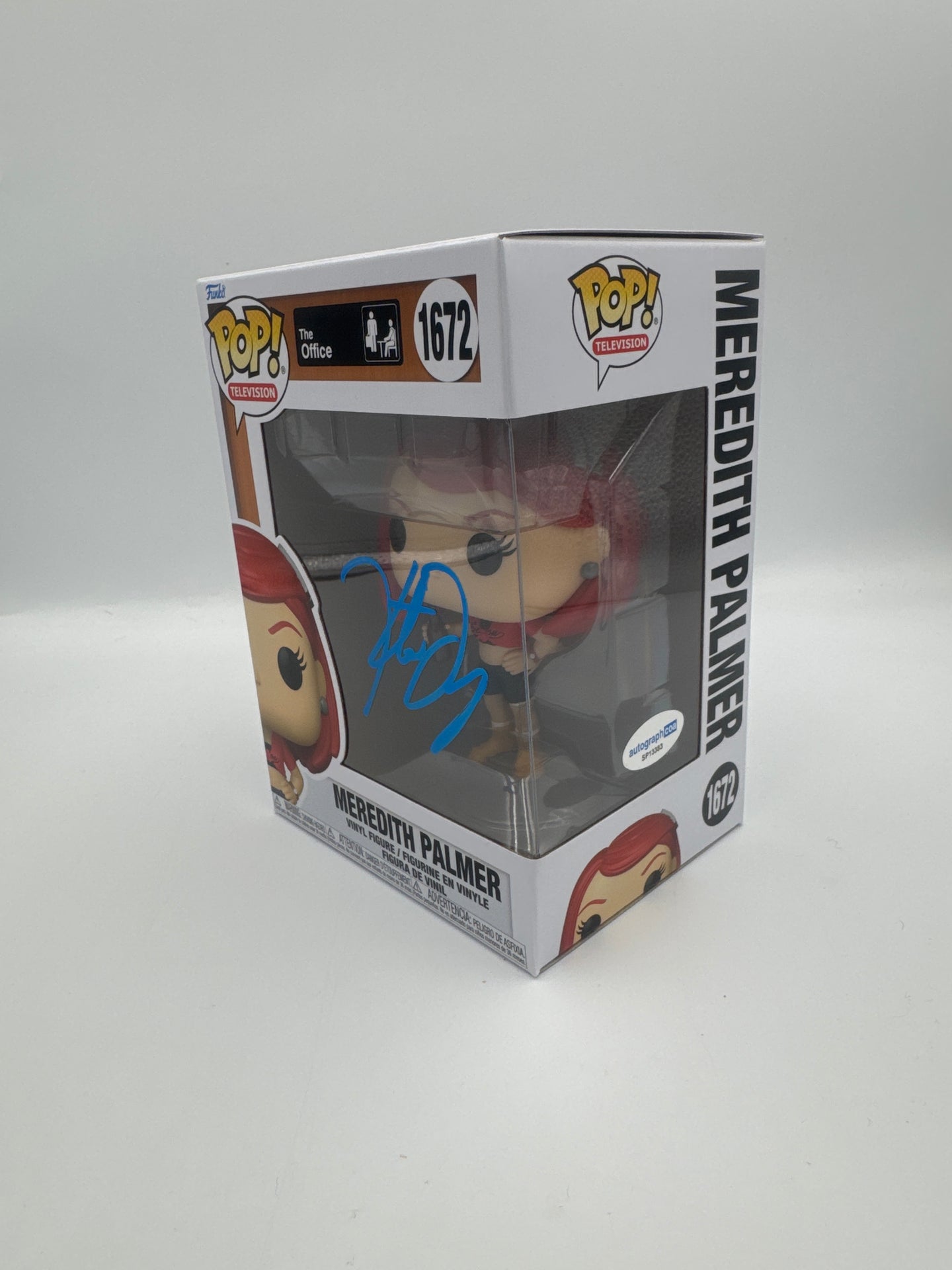 Meredith Palmer - #1672 - Funko Pop! - The Office - Signed By Kate Flannery - Certified By Autographcoa