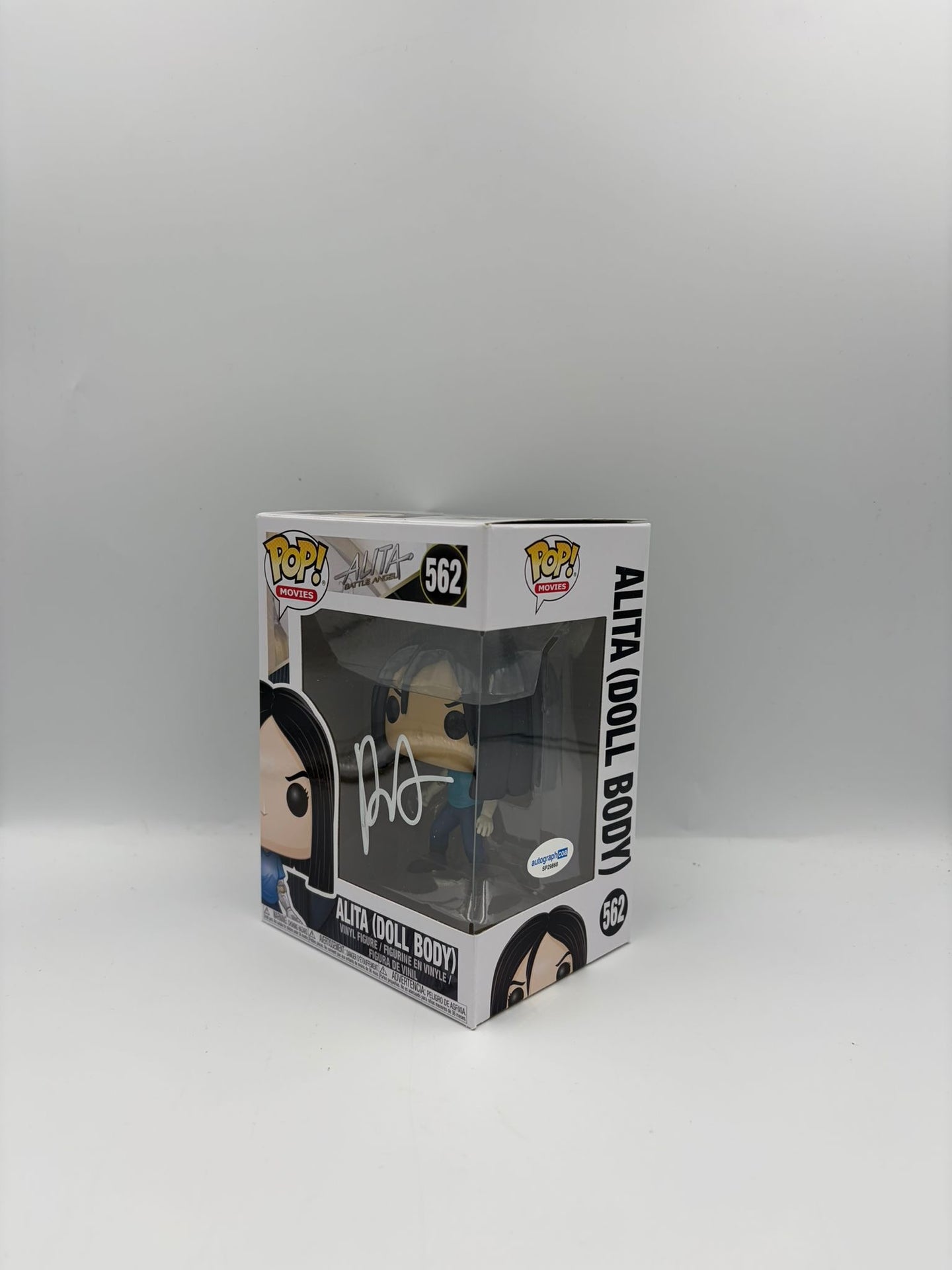 Alita (Doll Body) - #562 - Alita Battle Angel - Signed By Rosa Salazar   - Autographcoa Certified Funko Pop!