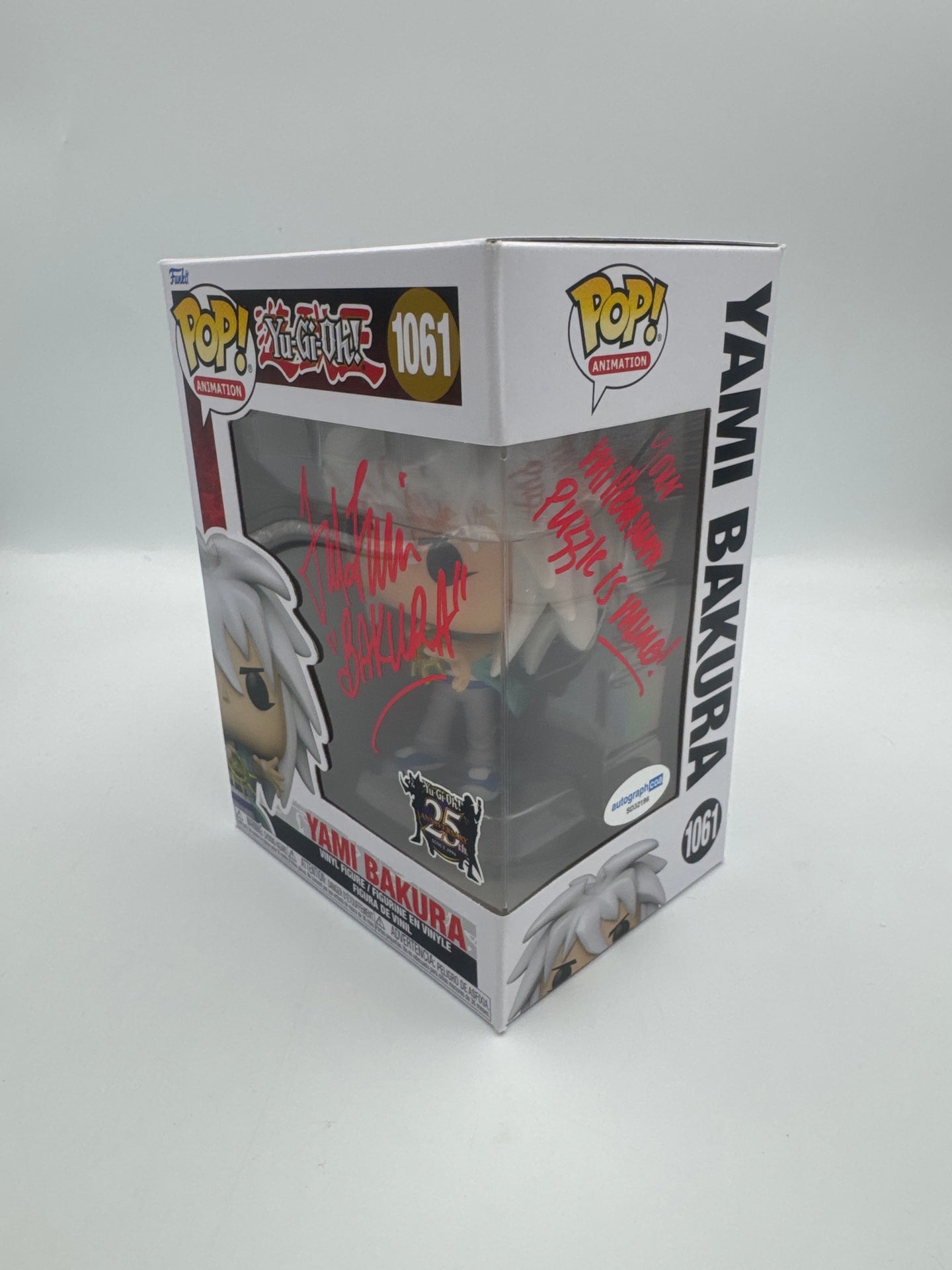 Yami Bakura- #1061 - Funko Pop! - Animation -  Yu-Gi-Oh - Signed By Ted Lewis - Autographcoa Certificated