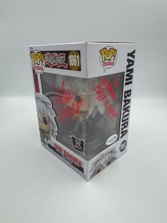 Yami Bakura- #1061 - Funko Pop! - Animation -  Yu-Gi-Oh - Signed By Ted Lewis - Autographcoa Certificated