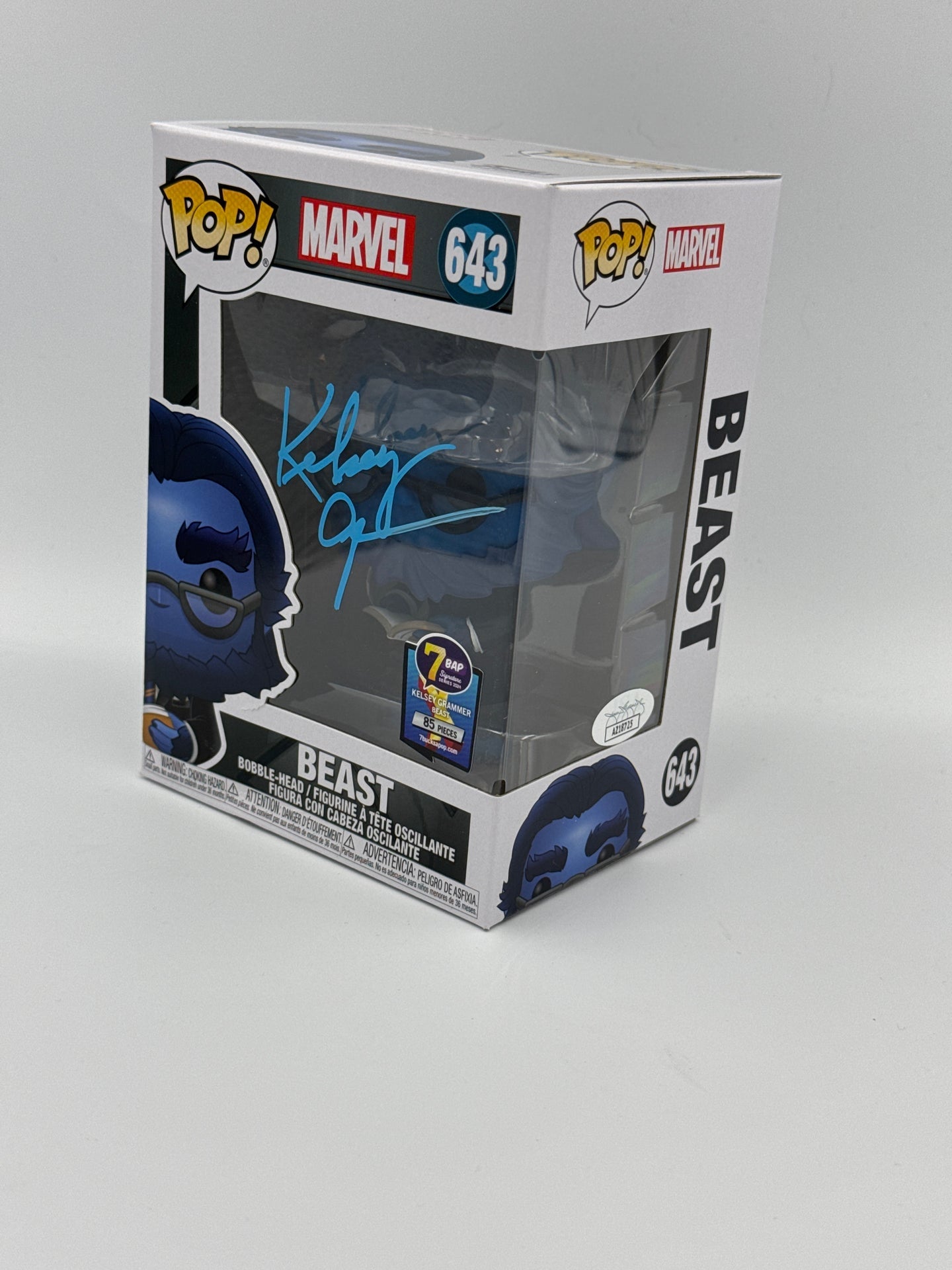 Beast - #643 - Funko Pop! - Movies - Marvel - X-Men - Signed By Kelsey Grammer - Certified