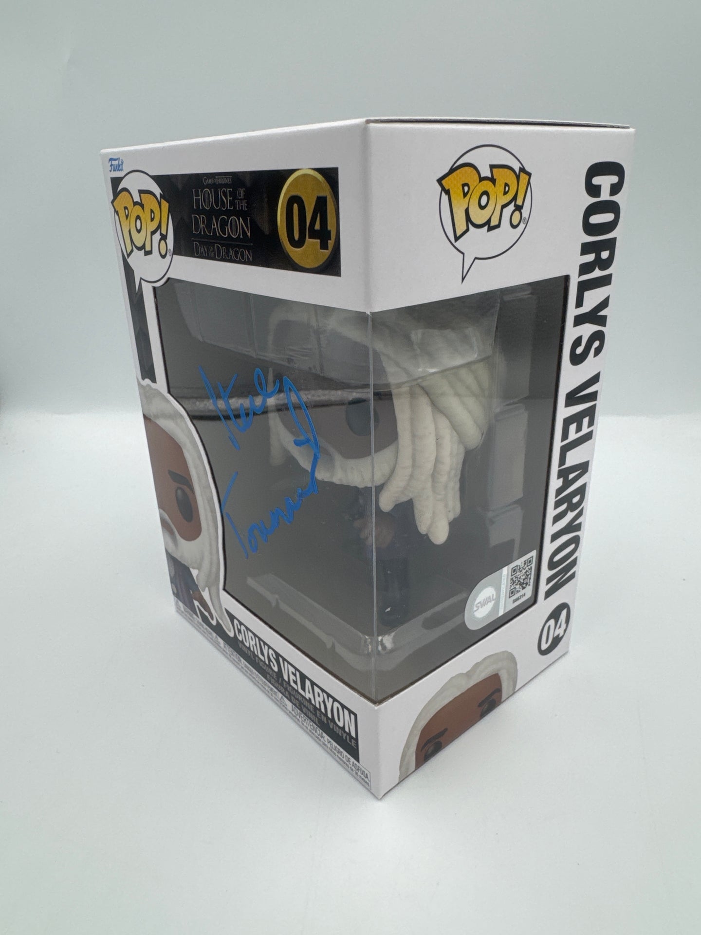 Corlys Velaryon - #04  - Funko Pop! -  House Of The Dragon - Signed By Steve Touissant   - Certified By SWAU