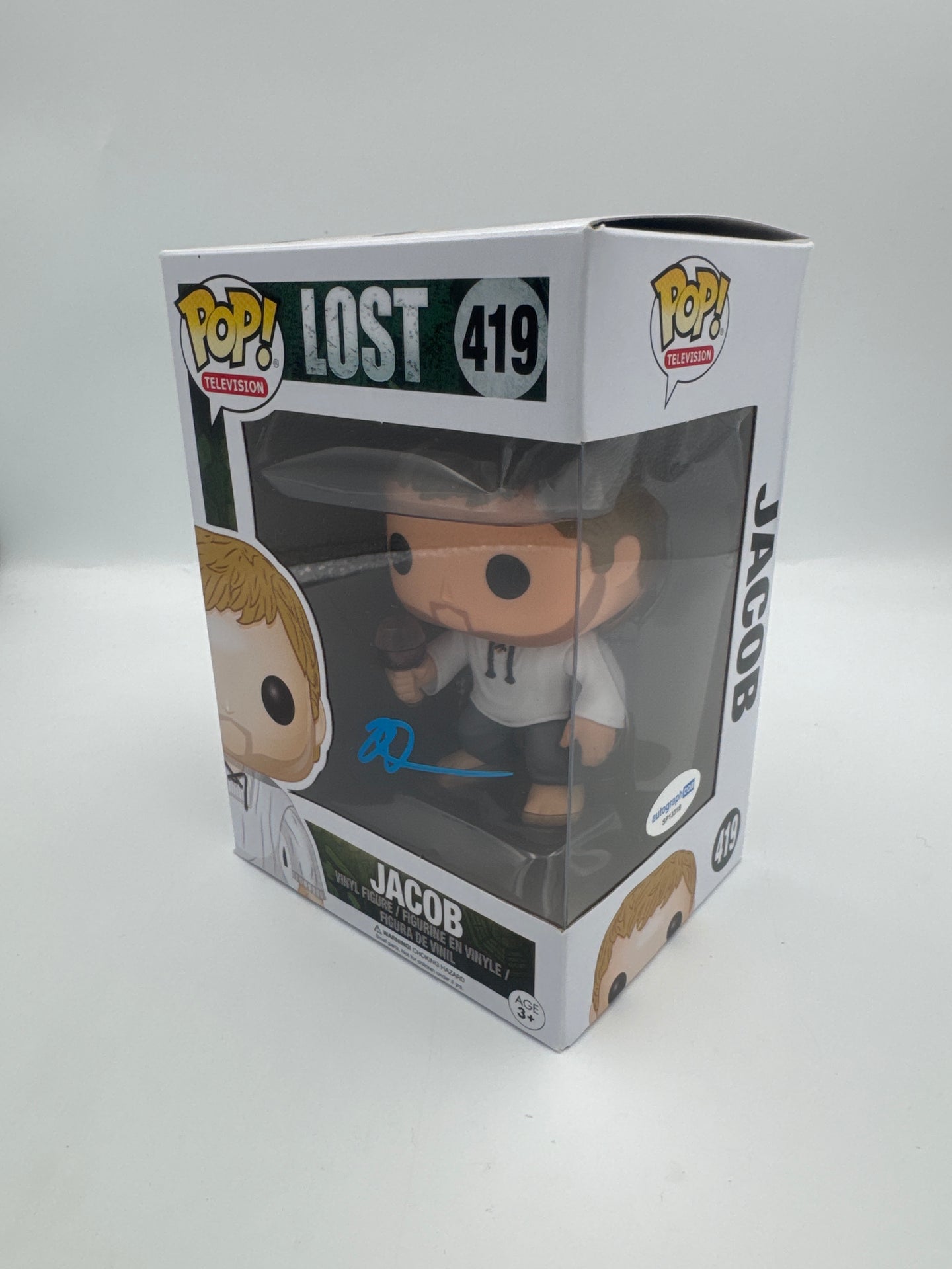 Jacob - #419 - Funko Pop!  - Lost - Television - Signed By Mark Pellegrino - Certified by Autographcoa
