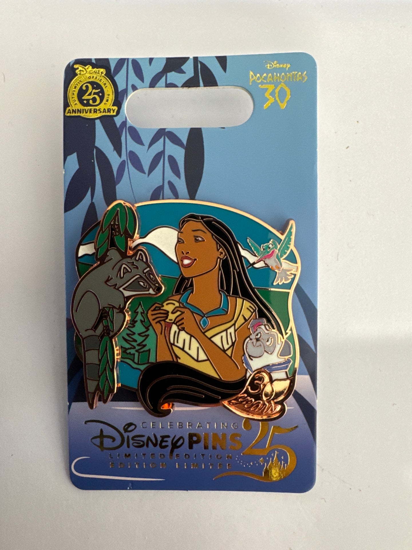 Disney Pocahontas  - 25 Year Anniversary -  Pin - Disney  Pins - Limited Edition