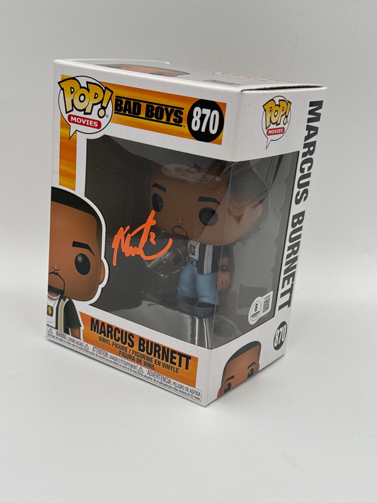 Marcus Burnett - #870 - Funko Pop! - Movies - Bad Boys - Signed By Martin Lawrence