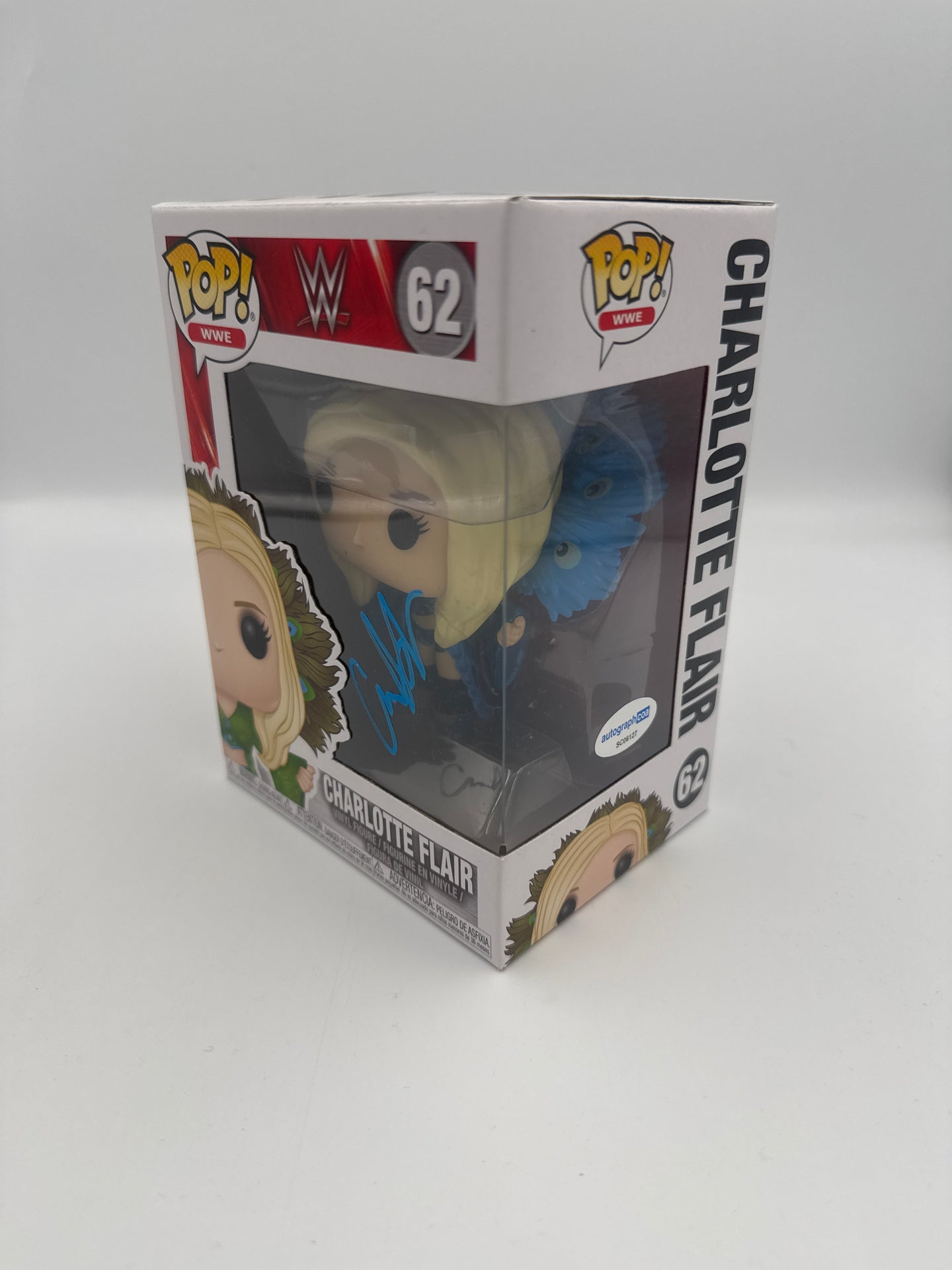 Charlotte Flair - #62 - Funko Pop! - WWE Signed By Charlotte Flair   - Certified By Autographcoa