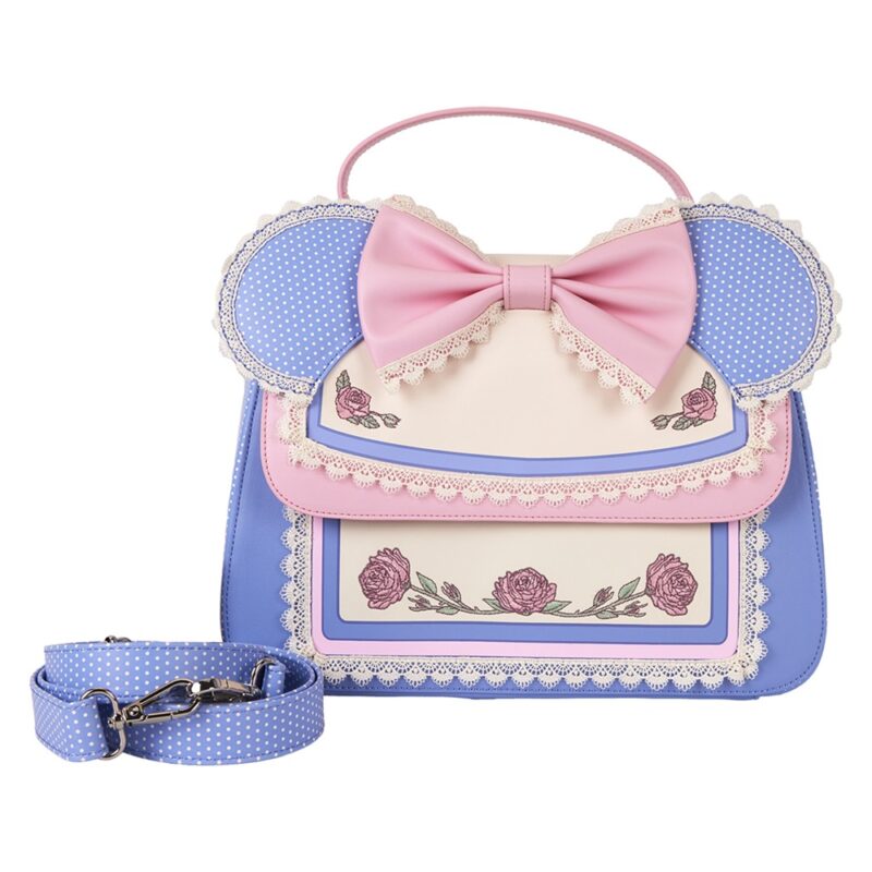 Disney Minnie Floral and Lace Ears Crossbody -  Loungefly
