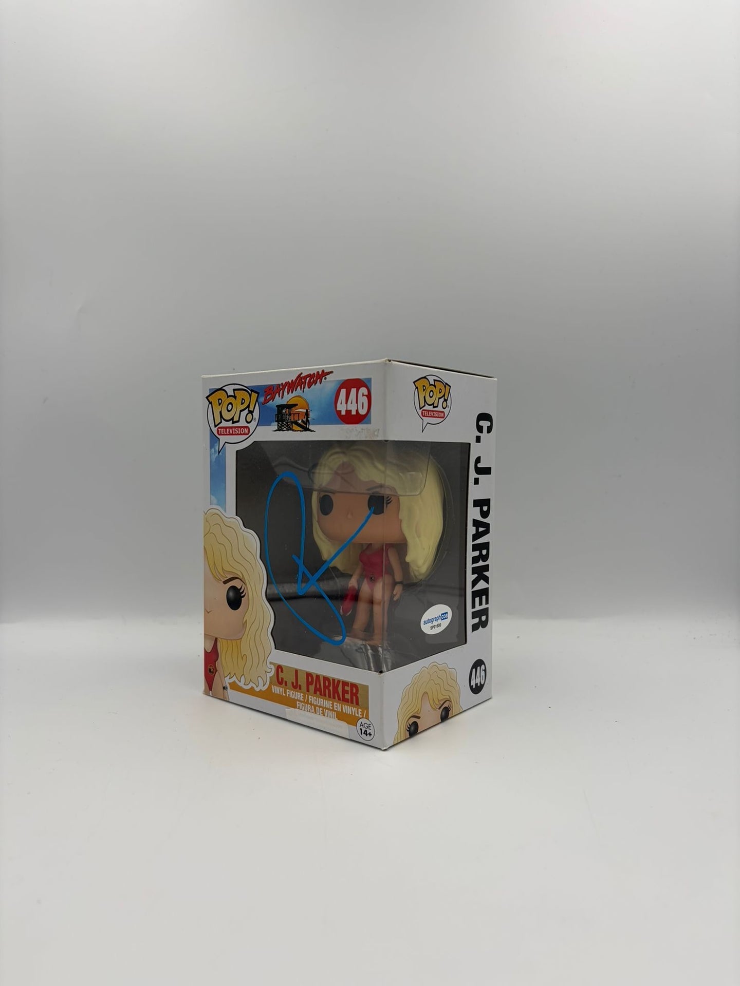 C.J. Parker - #446 - Baywatch  - Signed By Pamela Anderson   - Autographcoa Certified Funko Pop!