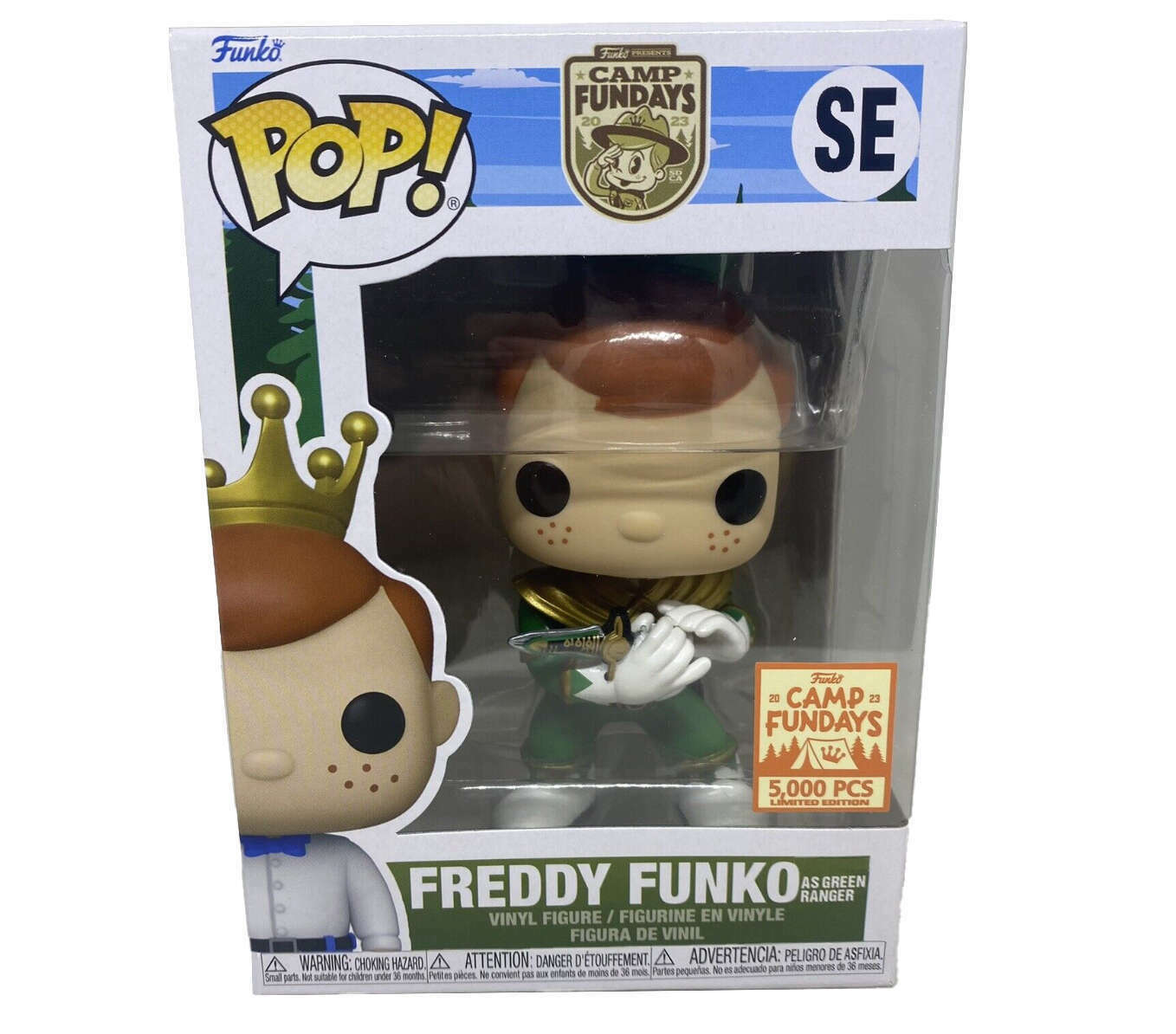 Freddy Funko as Green Ranger -  #SE - Funko Pop! - Funko - Camp Fundays 5000 PCS