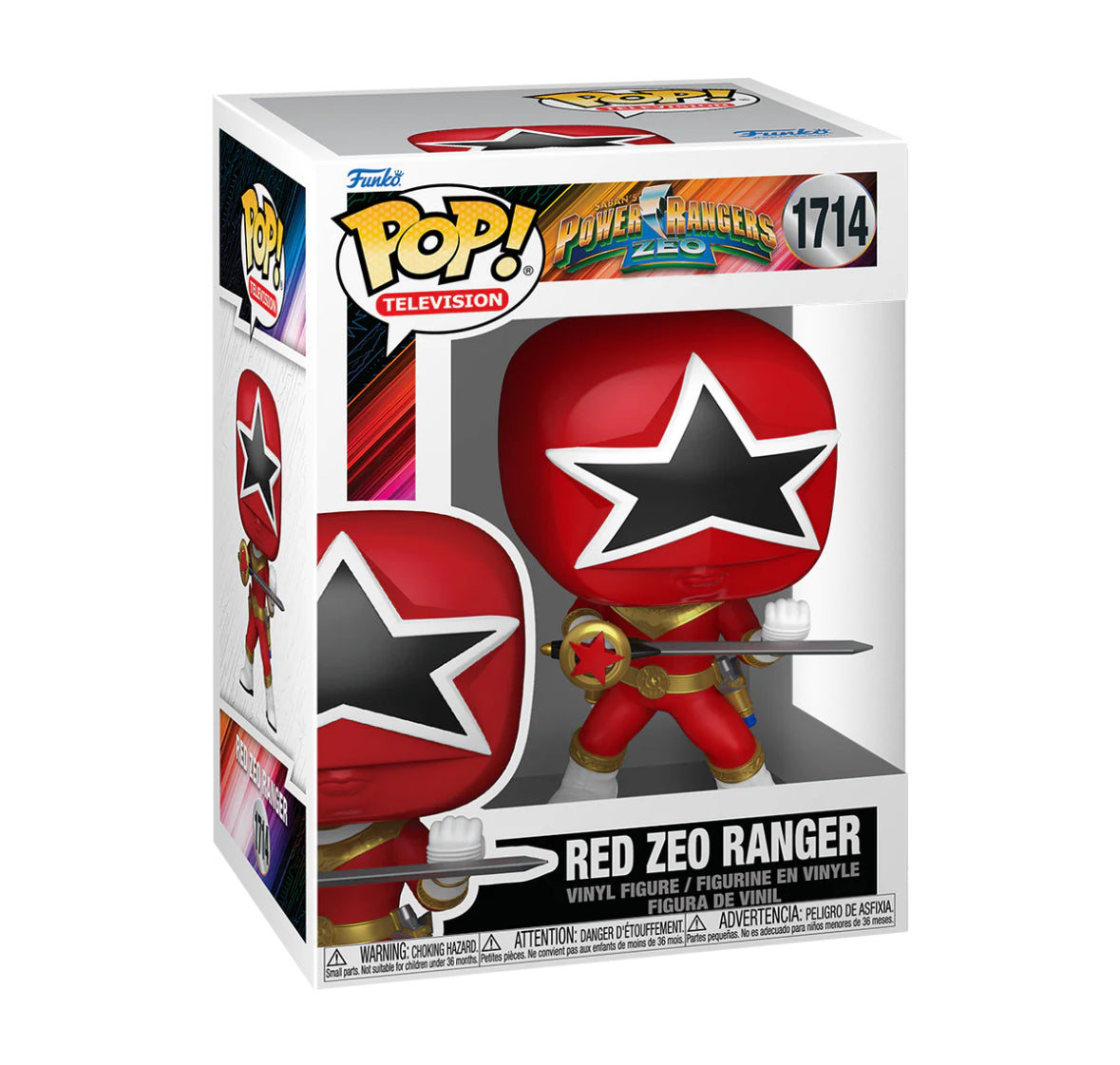 Red Zeo Ranger - #1714 - Funko Pop! - Television -  Power Rangers