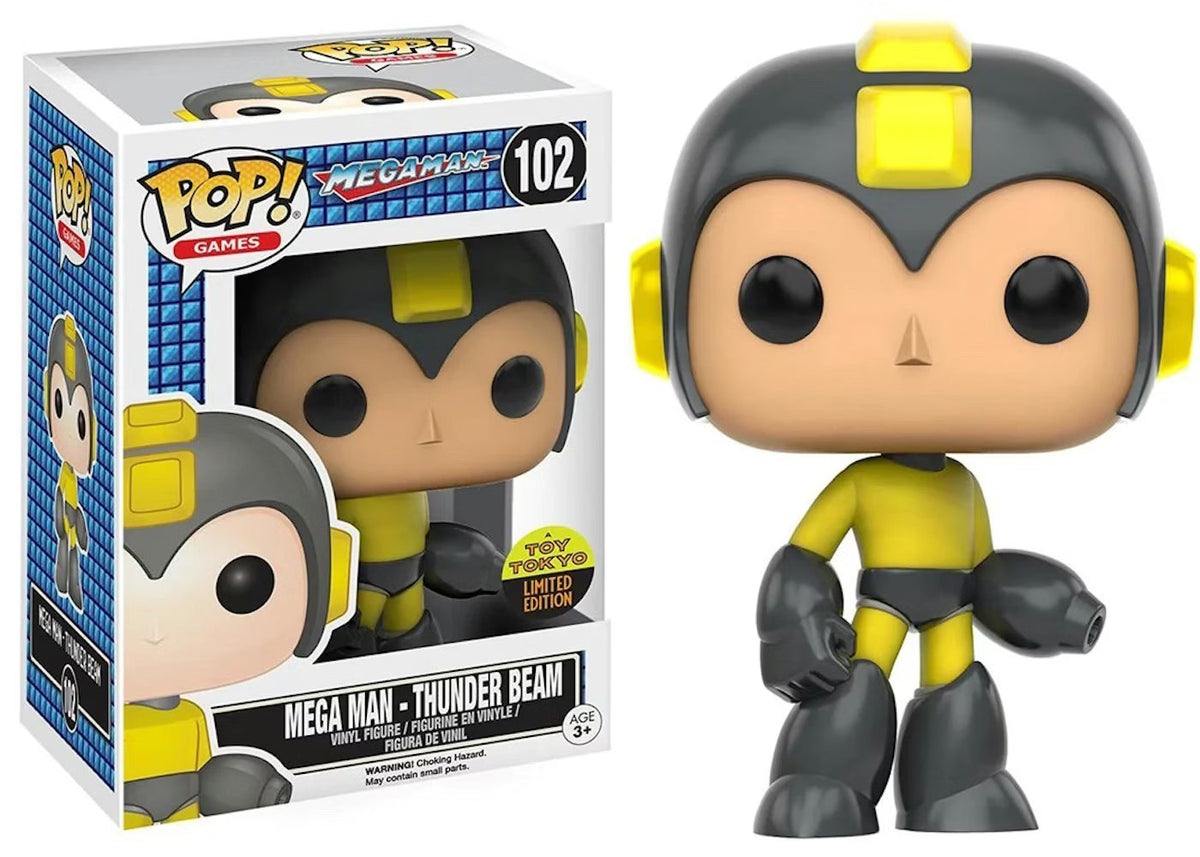 Mega Man Thunder Beam - #102 - Funko Pop! - Games - Toy Tokyo exclusive