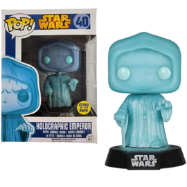Holographic Emperor Palpatine - #40- Funko Pop! - Star Wars - GITD