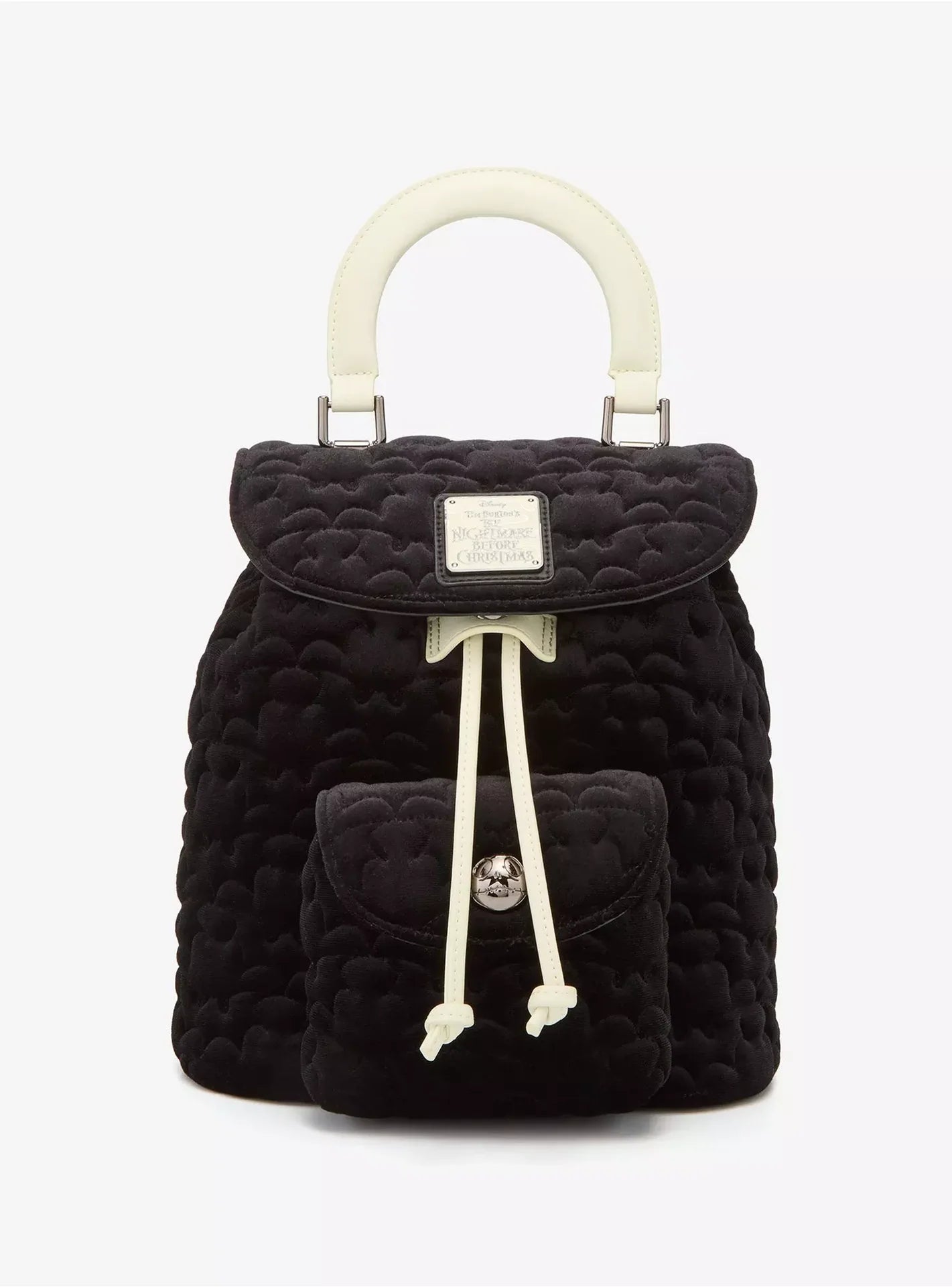 Disney The Nightmare Before Christmas Quilted Bat Mini Backpack (10th Anniversary Edition)  - Loungefly