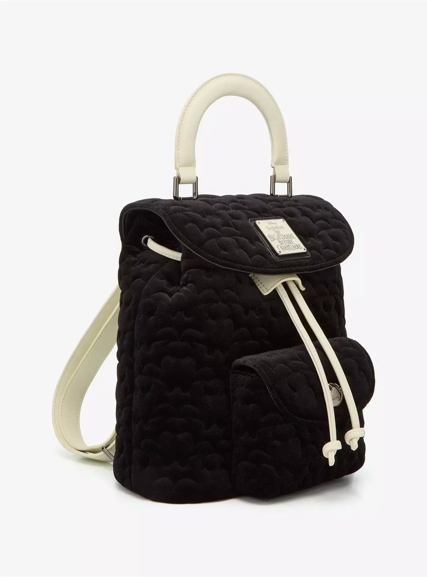 Disney The Nightmare Before Christmas Quilted Bat Mini Backpack (10th Anniversary Edition)  - Loungefly