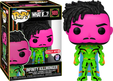 Infinity Killmonger - #989 - Funko Pop! - Marvel - What if...? - Target Exclusive - Light Up