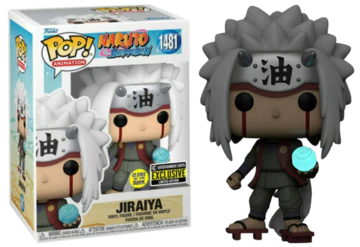 Jiraiya- #1481 - Funko Pop! - Animation - Naruto Shippuden - GITD - Entertainment Earth Exclusive