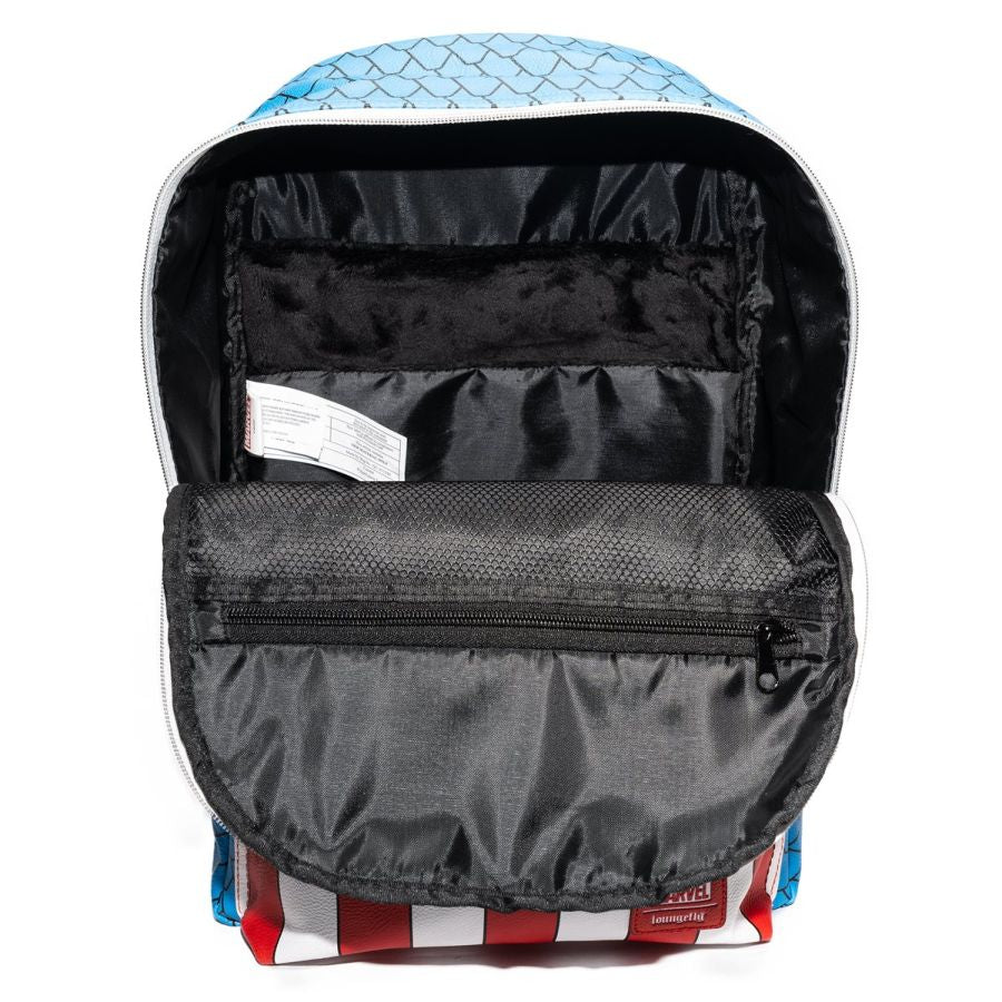 Marvel Captain America backpack with pin (45cm)- Marvel - Loungefly