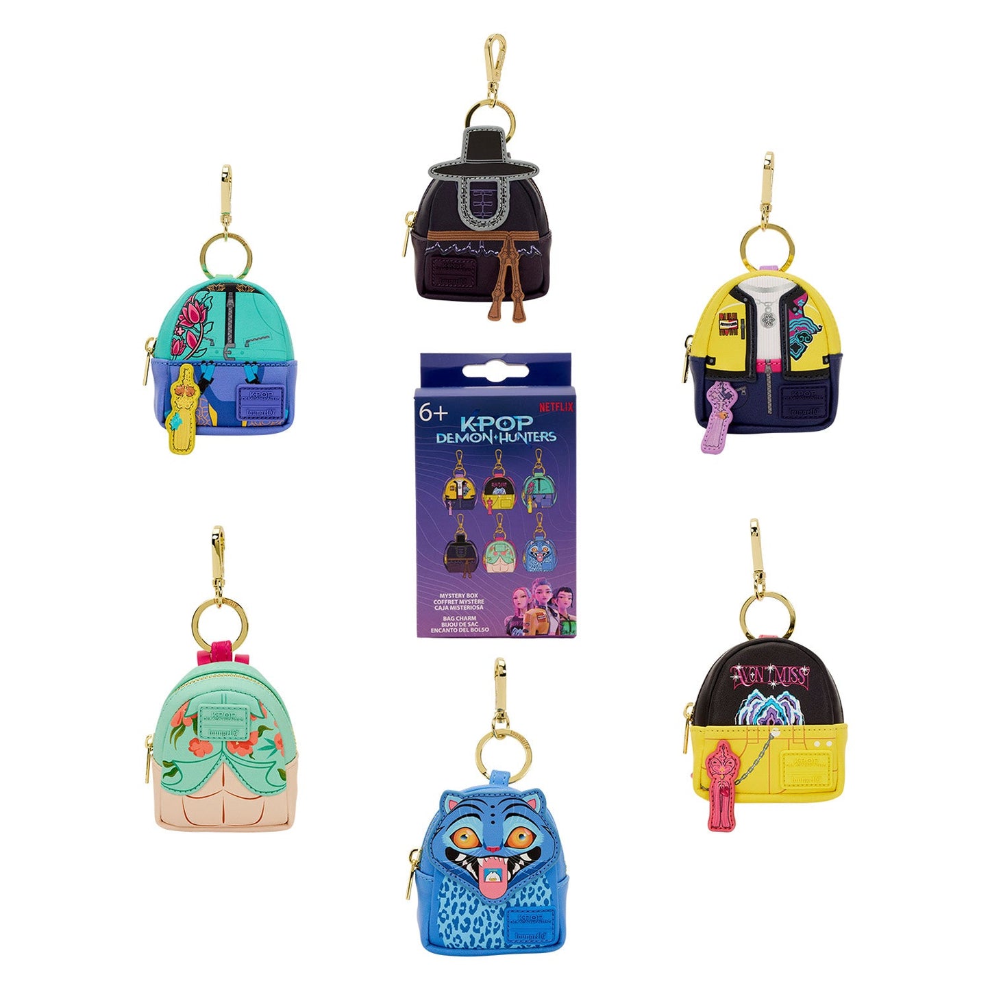 K-Pop Demon Hunters Mystery Bag Charm - K-Pop Demon Hunters Loungefly
