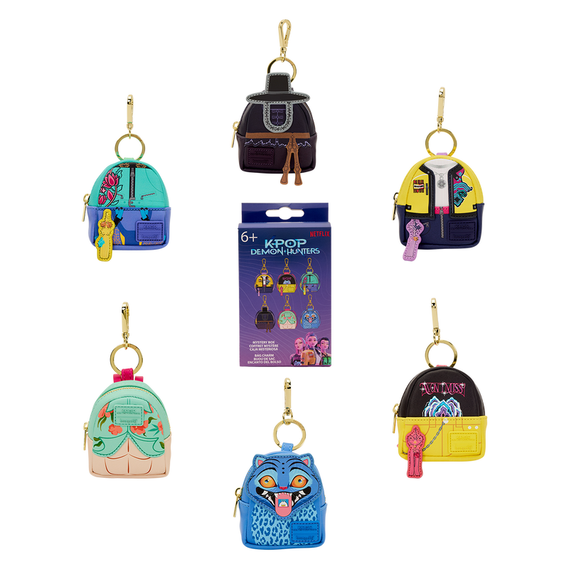 Demon Hunters Cosplay Mystery Mini Backpack Keychain Charm  - Loungefly