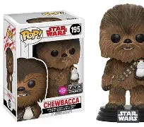 Chewbacca - #195 - Funko Pop! - Star Wars - Flocked -  FYE Exclusive