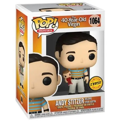 Andy Stitzer Holding Steve Austin - #1064 - Funko Pop - Chase Exclusive