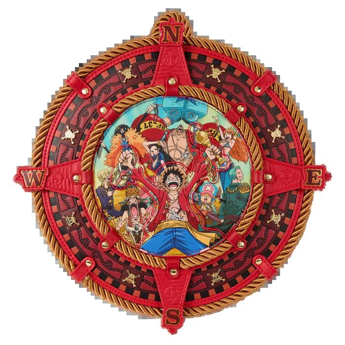 Toei One Piece Cast Compass Mini Backpack - Loungefly