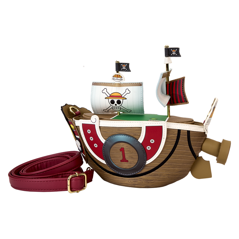 One Piece Thousand Sunny Ship Figural Crossbody Bag - Loungefly