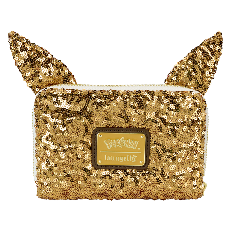 Pokémon Exclusive Eevee Sequin Cosplay Zip Around Wallet - Loungefly