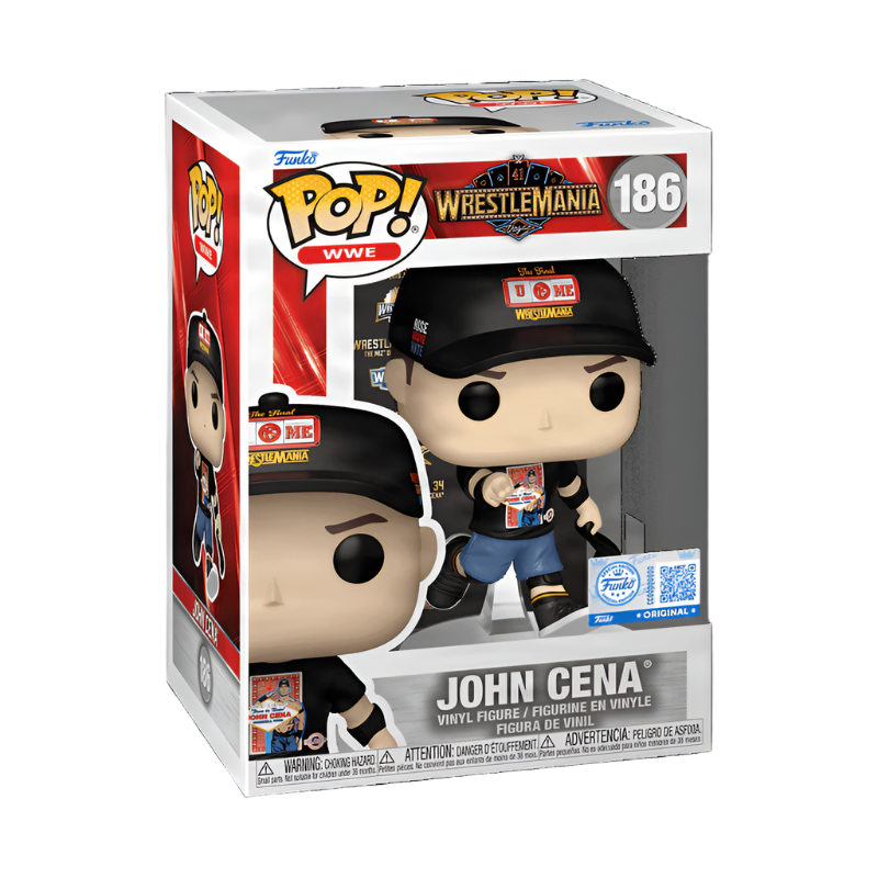 John Cena - #186- Funko Pop! - WWE - WrestleMania