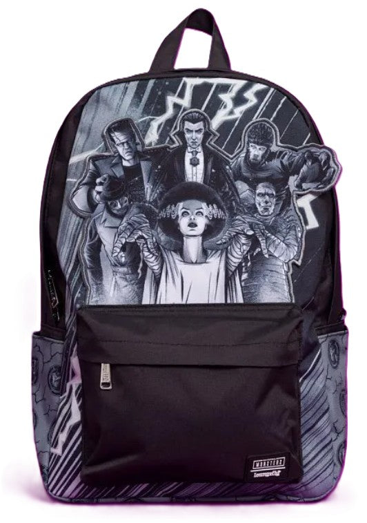 AMC Universal Monsters Multi Character Full Sized Nylon Backpack – Loungefly