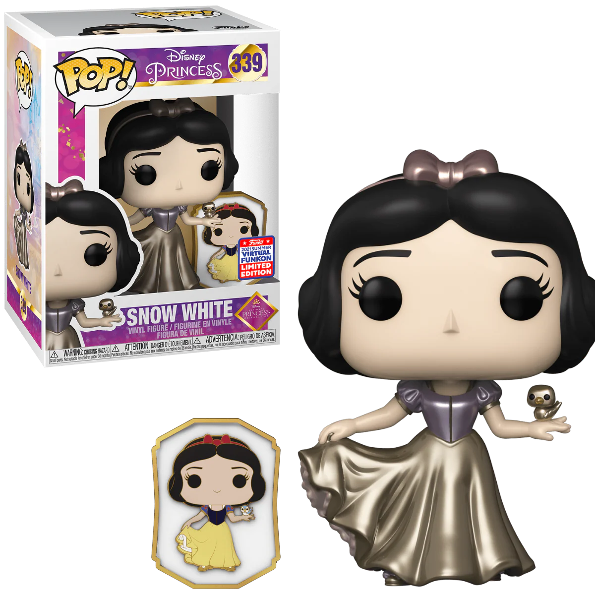 Snow White - #339 - Funko Pop - Disney -2021 Summer Virtual Funkon Exclusive