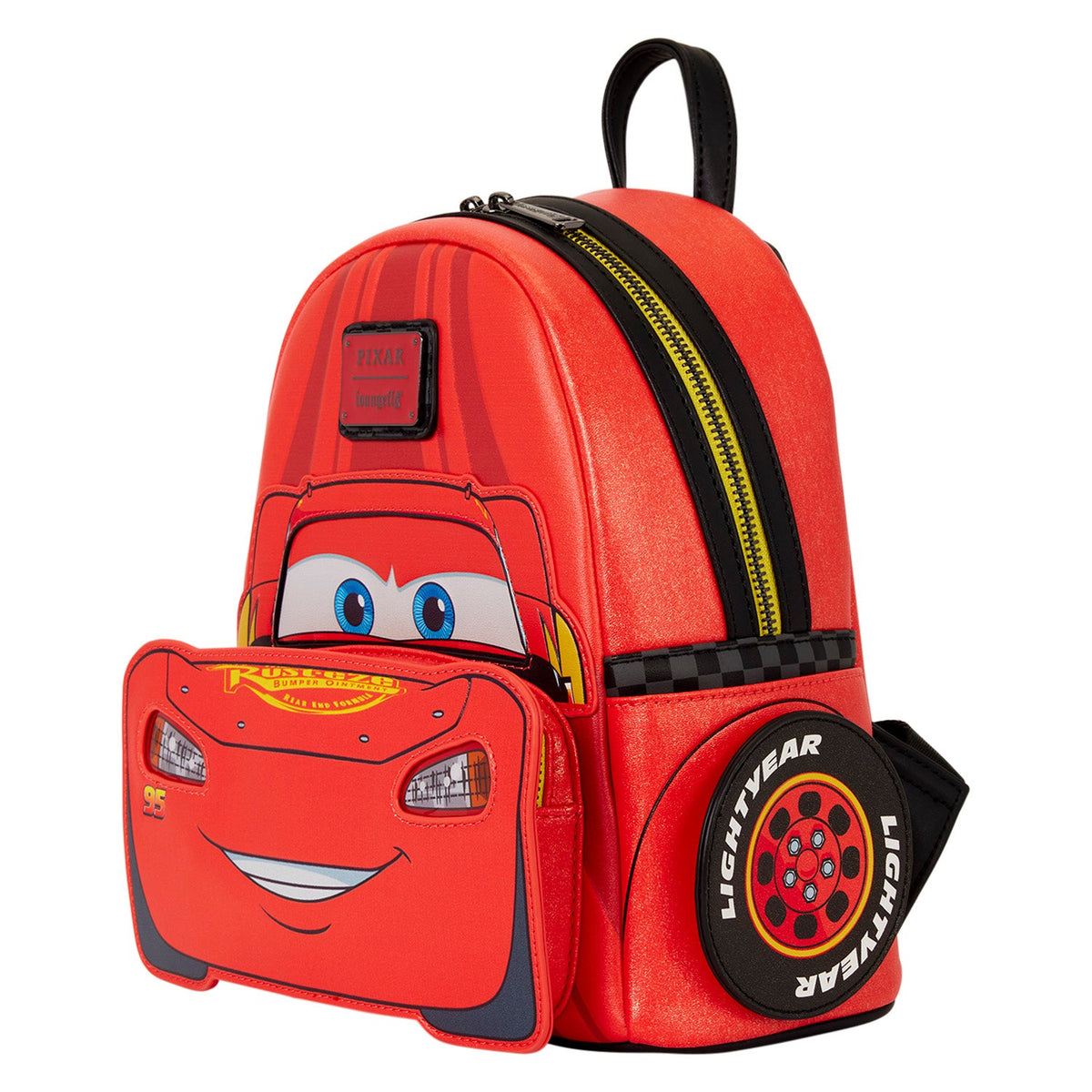 Disney Pixar Cars 20th Anniversary Lightning McQueen Metallic Light-Up Mini Backpack - Loungefly - 4th Sept 2026