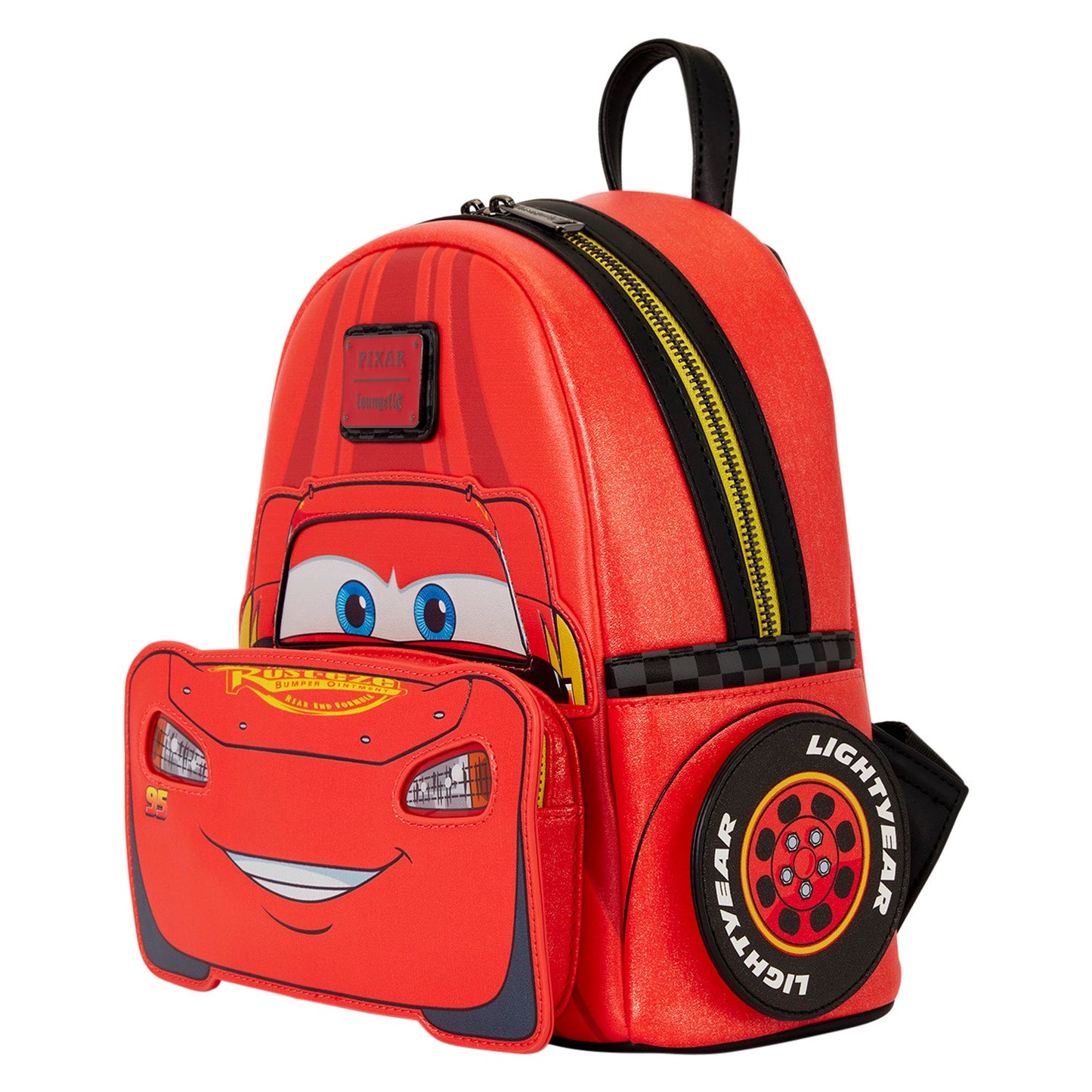 Disney Pixar Cars 20th Anniversary Lightning McQueen Metallic Light-Up Mini Backpack - Loungefly - 4th Sept 2026