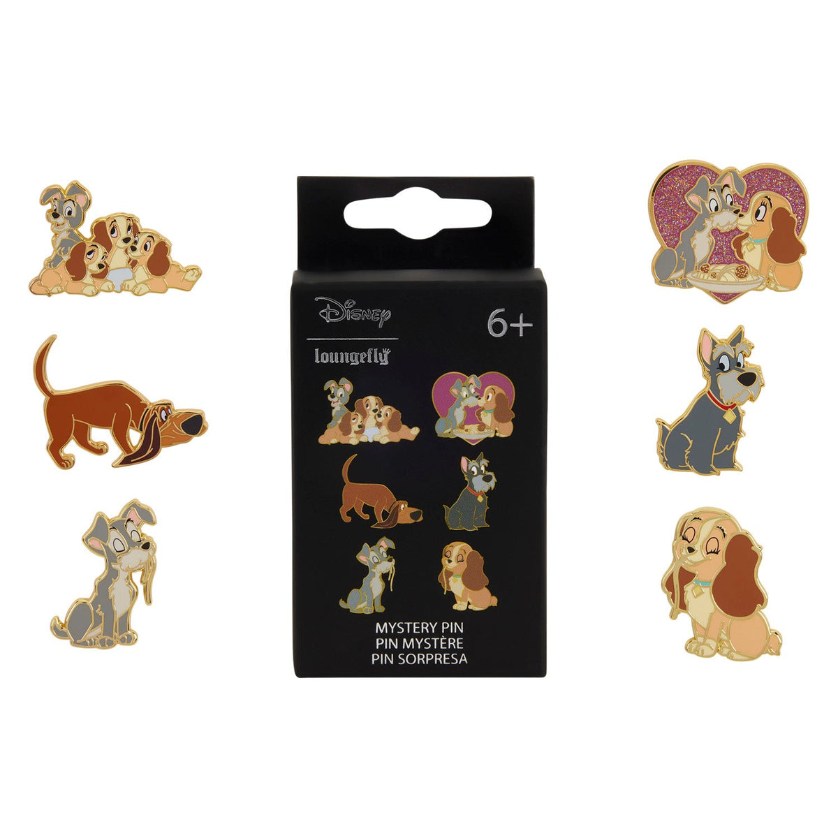 Disney Lady and the Tramp Mystery Box Pin - 9th Oct 2026