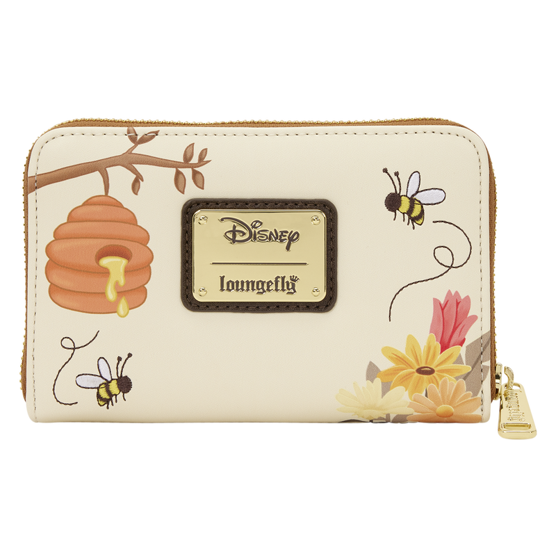 Winnie the Pooh Bees & Flowers Zip Around Wallet - Loungefly