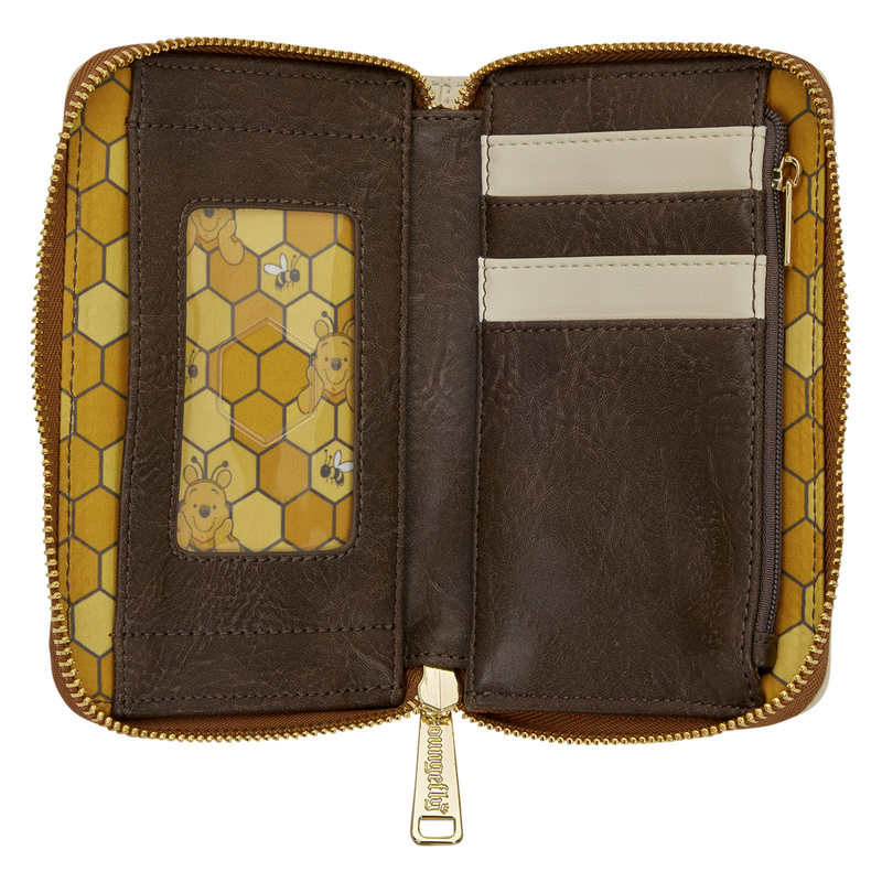 Winnie the Pooh Bees & Flowers Zip Around Wallet - Loungefly