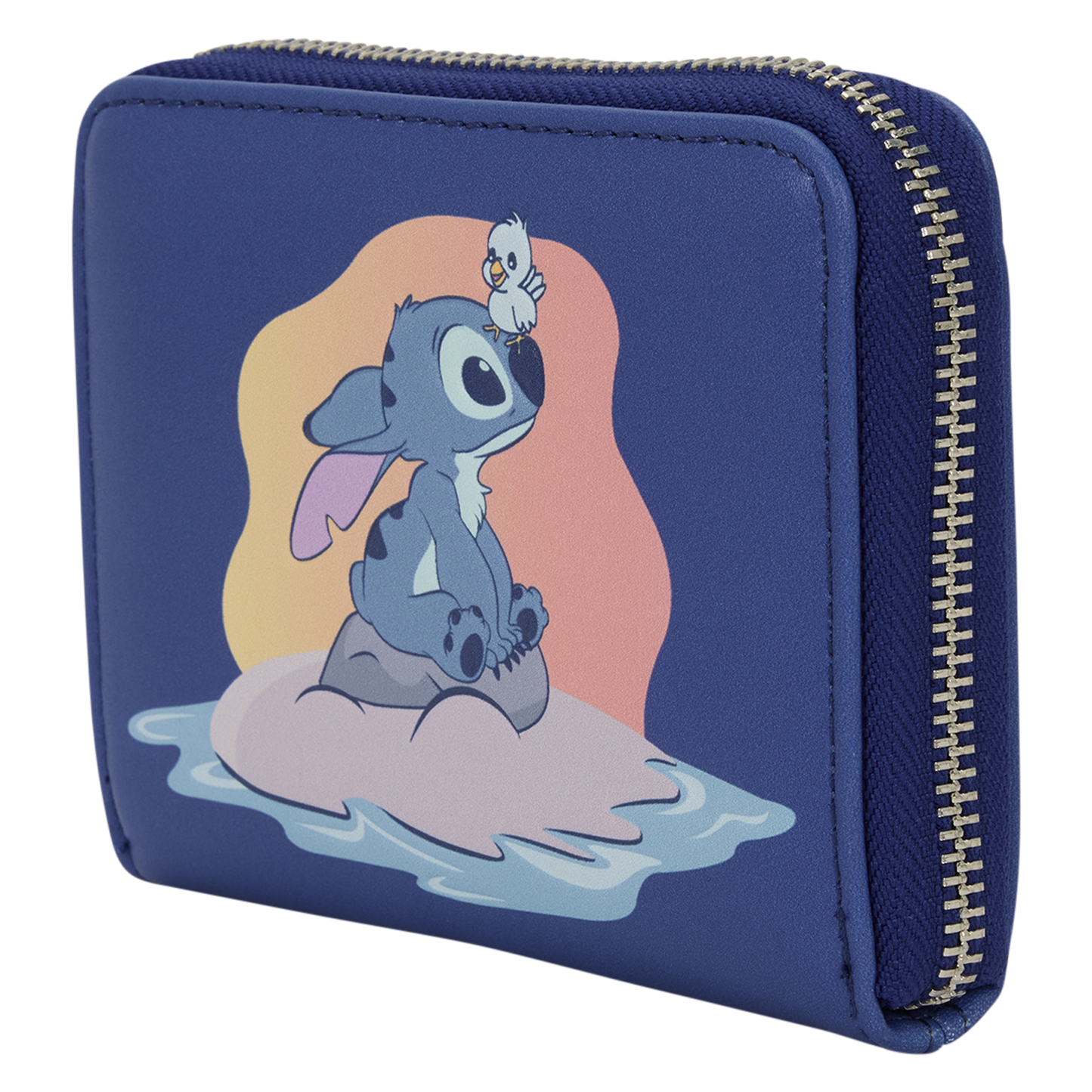 Disney Lilo and Stitch Minimal Sitting on Rock with Bird Wallet - Loungefly